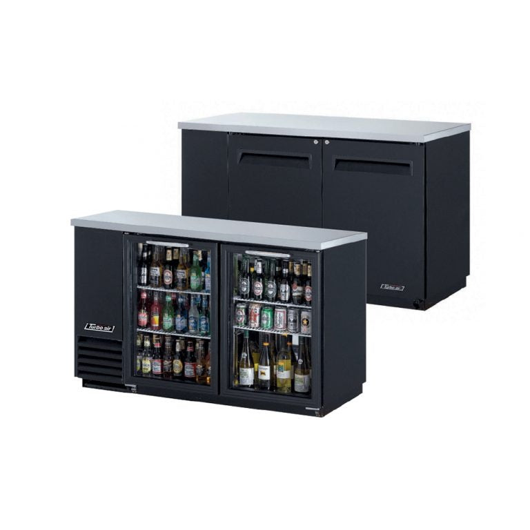 Turbo Air - 2 Glass Door Back Bar Fridge TBB-2SGD Mattys