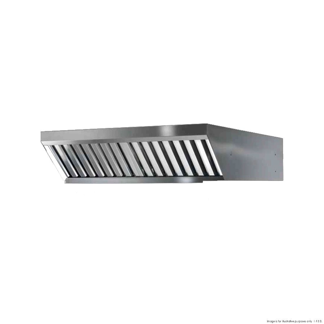 F.E.D. TECNODOM BY FHE TD-FECL Steamless Canopy for TDC Tecnodom Oven Range Mattys