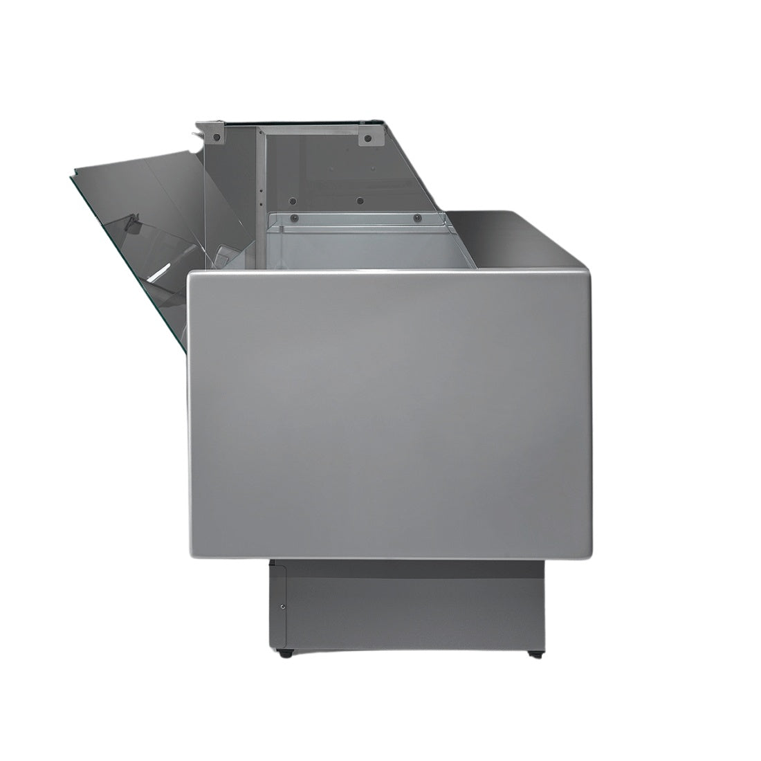 Tecnodom Serie MR9.5 2000mm Wide Deli Display with Storage and Castors - TDMR-0920 Tecnodom