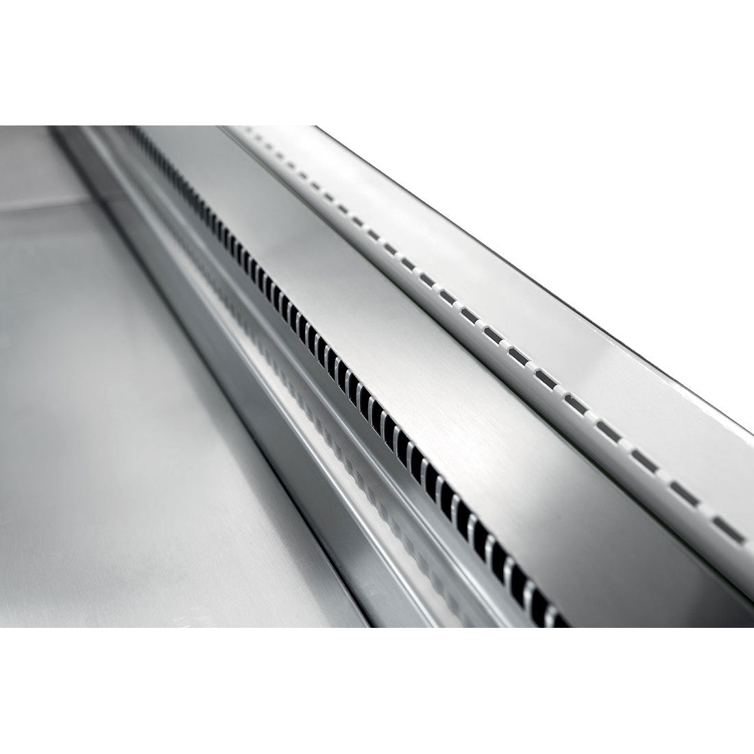 TMDR-0920B Series MR 2000mm Wide Deli Display with Storage and Castors Tecnodom