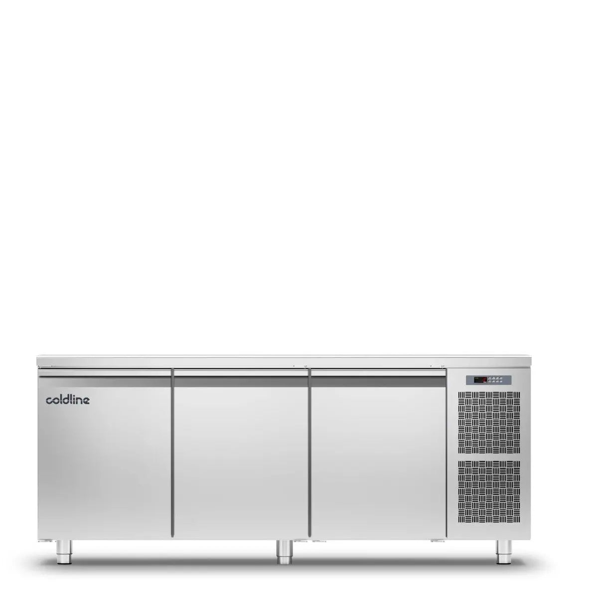 Coldline TP17/1BJ PASTRY - 3 Doors Freezer Counter - With Top Mattys