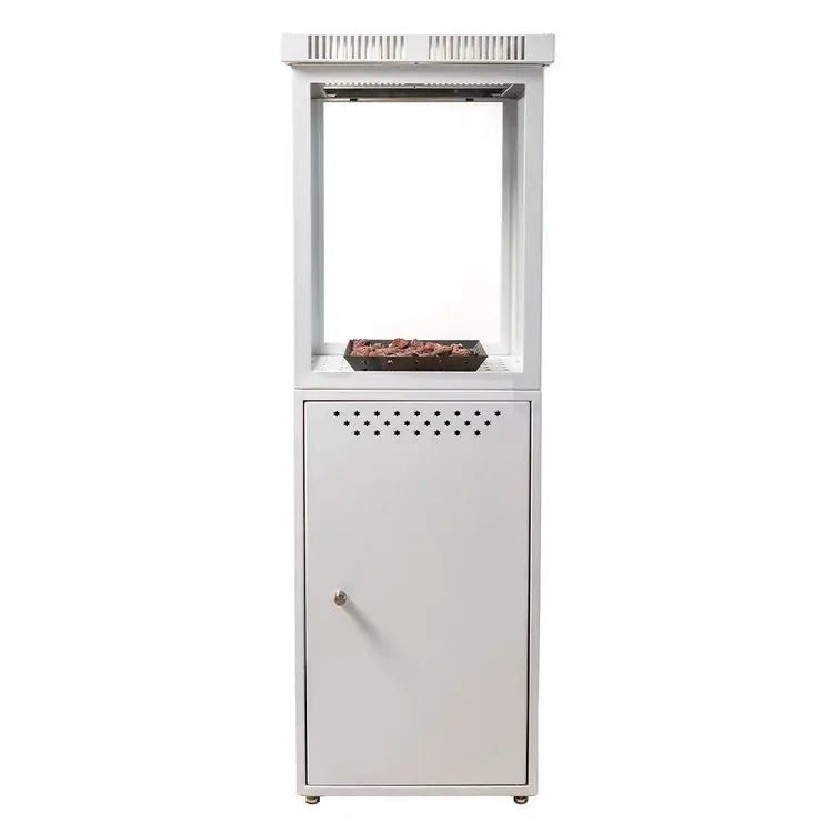 Tremblant Outdoor Hudson TREM100 Outdoor Gas Heater with Lava Rocks (NAT Gas) - TREM100-NG Mattys