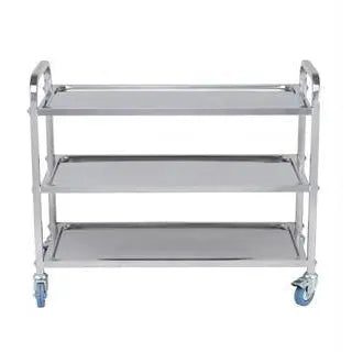 Anvil Stainless Steel & Shelving Stainless Steel 3 Tier Trolley - TRS0003 Mattys