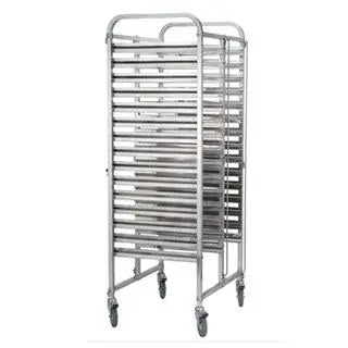 Anvil Stainless Steel & Shelving Stainless Steel 2 X 15 Tier GN Trolley - TRS2015 Mattys