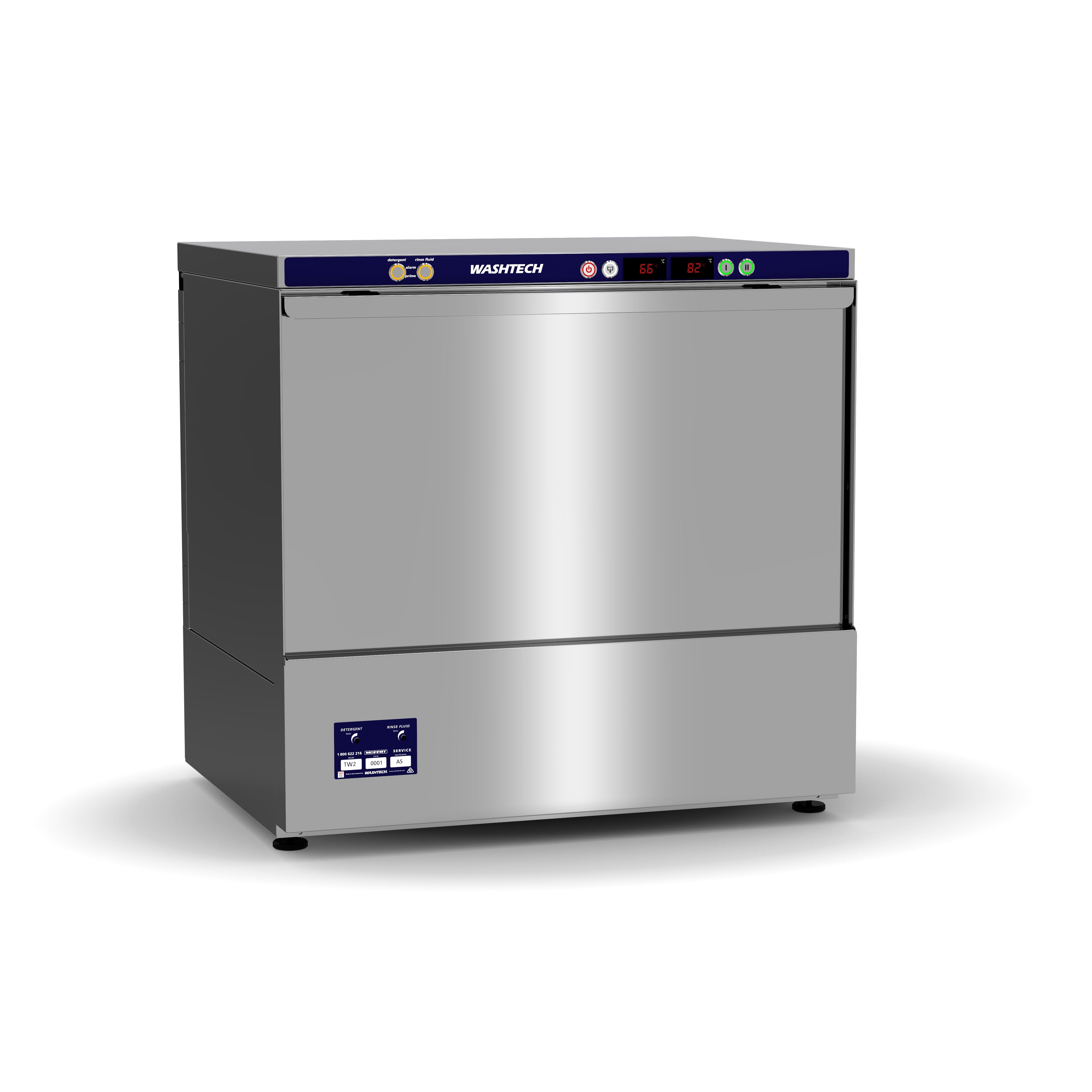 Washtech Undercounter Traywasher 500mm Rack TW