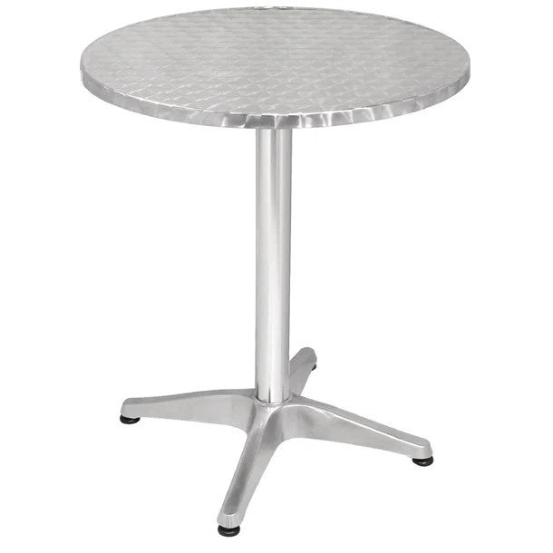 Bolero Round Table with Curved Edge Heavy Duty Base Dia - 60x72cm U425 Mattys