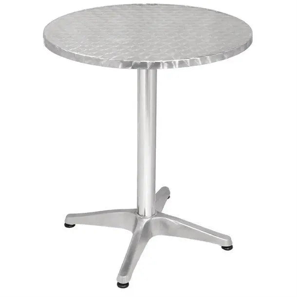 Bolero Round Table with Curved Edge Heavy Duty Base Dia - 60x72cm U425 Mattys