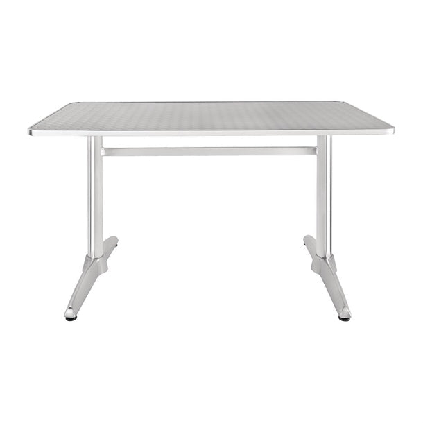 Cleaning Products Bolero Double Pedestal Table Rectangular 600mm - U432 Bolero