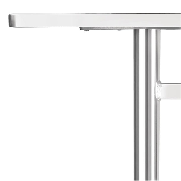 Cleaning Products Bolero Double Pedestal Table Rectangular 600mm - U432 Bolero