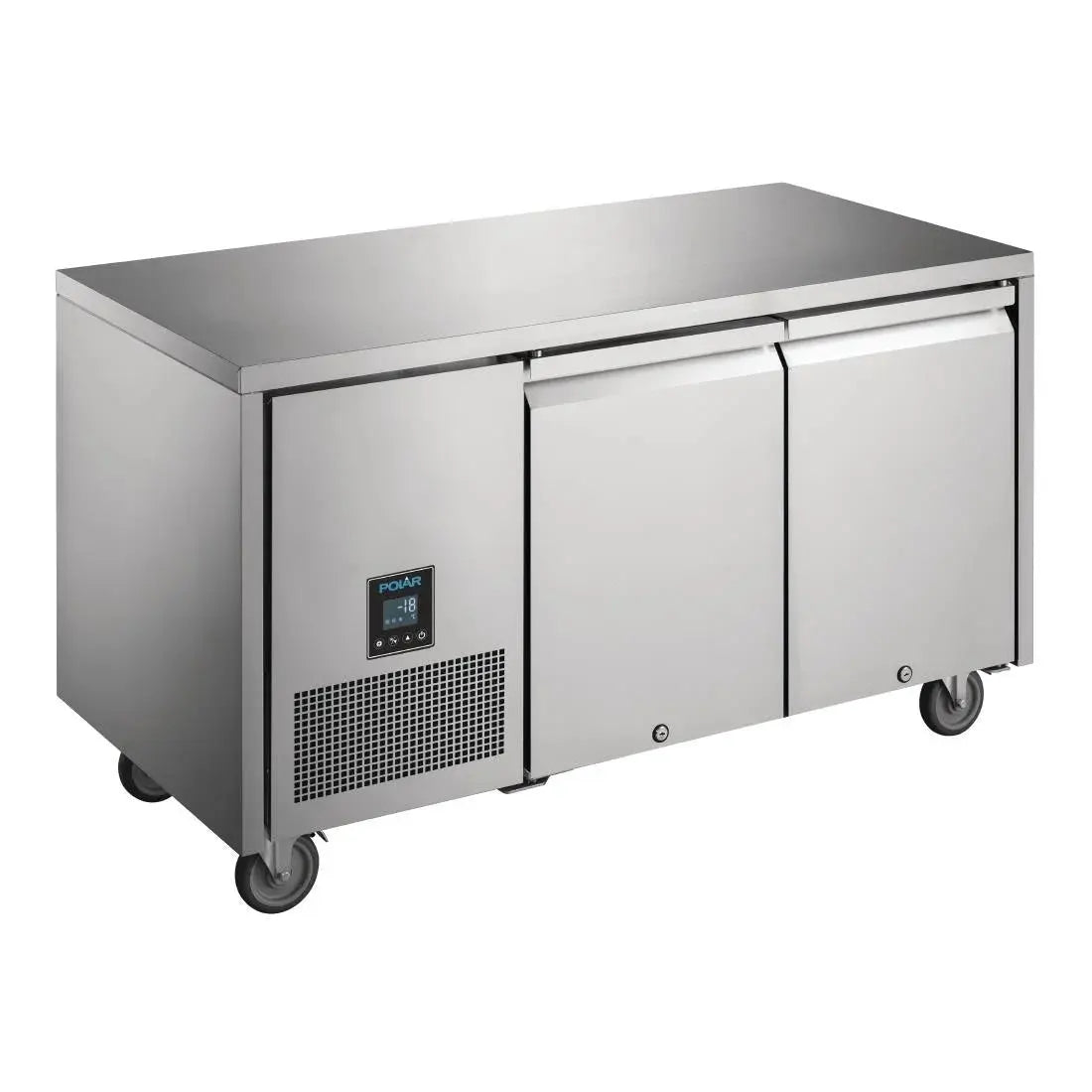 Polar U-Series Premium Double Door Counter Freezer 267tr UA006-A Mattys