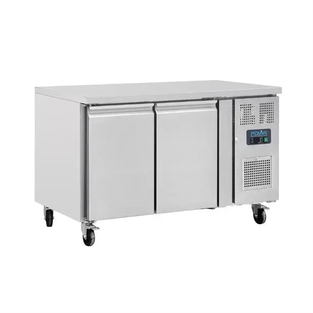 Refrigeration Polar U-Series Double Door Counter Fridge - 282Ltr - UA047-A Mattys