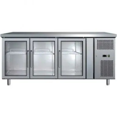 Bromic UBC1795GD Three Glass Door Under Bench Chiller 417L Mattys