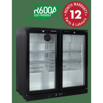 Exquisite Two Swing Doors Backbar Display Refrigerators, Low - UBC210L Mattys