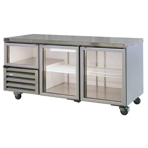 Anvil UBG6180(H) Back Bar Fridge 2 1/2 Glass Doors Mattys