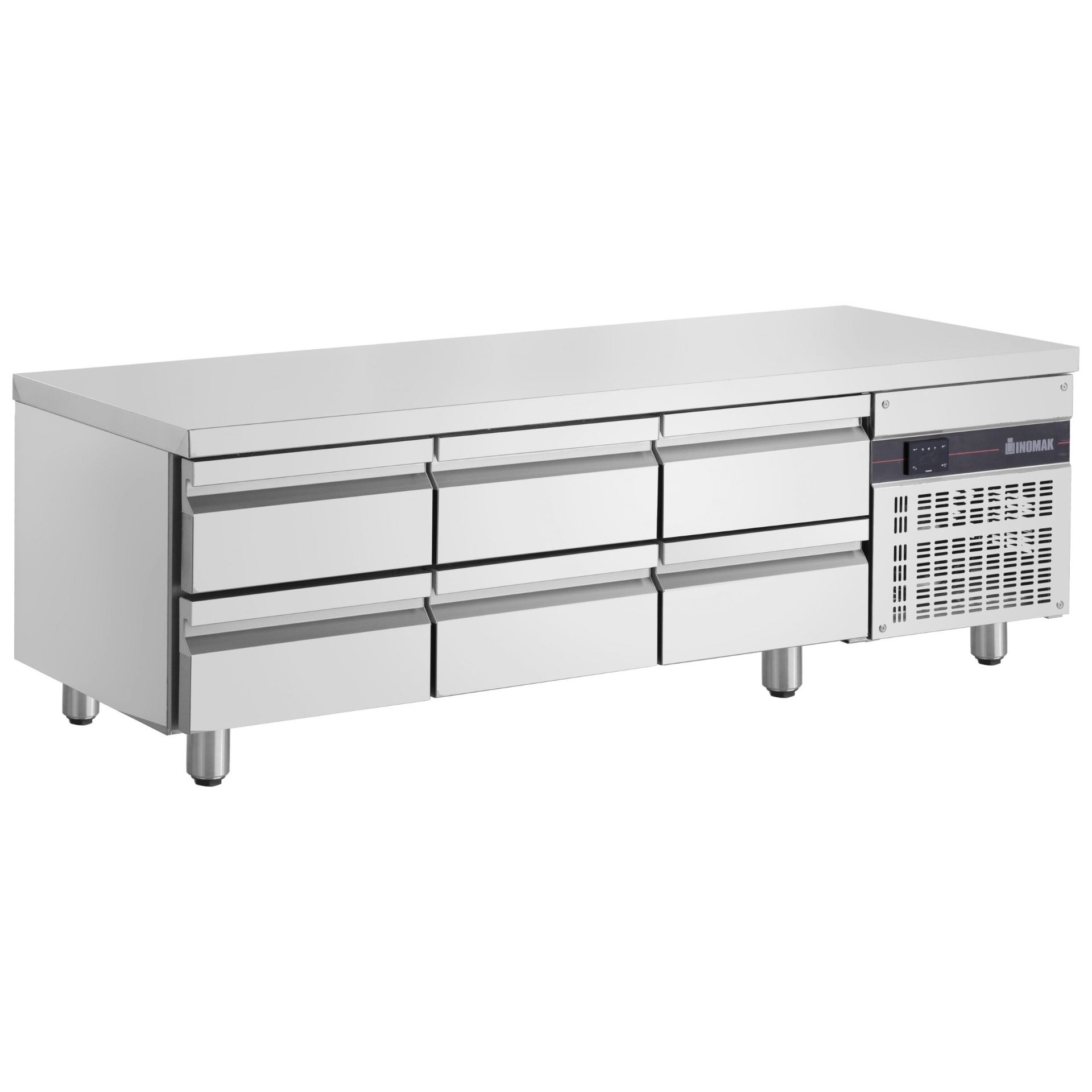 Inomak UBI71790LB Low Boy 6 Draw Underbench Chiller - 1790mm Mattys