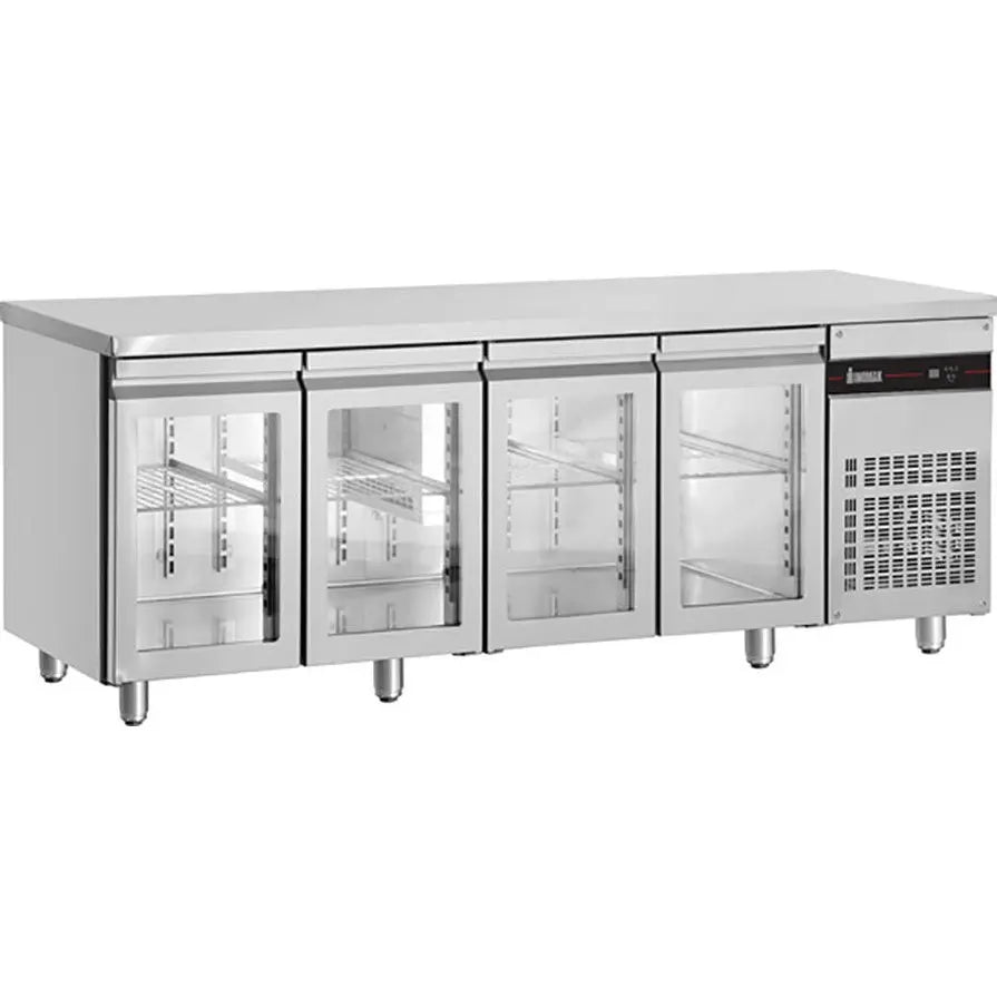 Inomak Refrigeration Glass Undercounter Fridge 2240M - UBI7224G Mattys