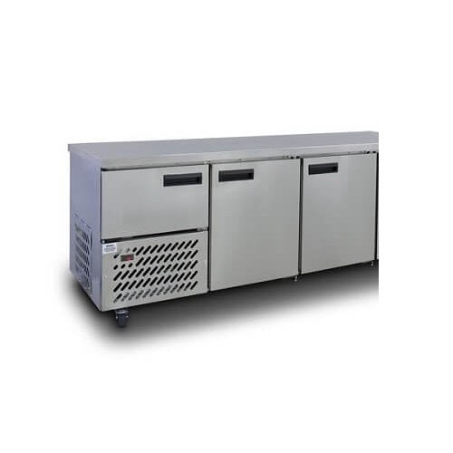 Anvil UBS6180(H) Stainless Steel Slimline Fridge 2 1/2 Doors Mattys