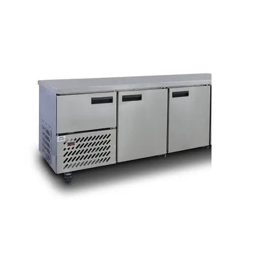 Anvil UBS6180(H) Stainless Steel Slimline Fridge 2 1/2 Doors Mattys