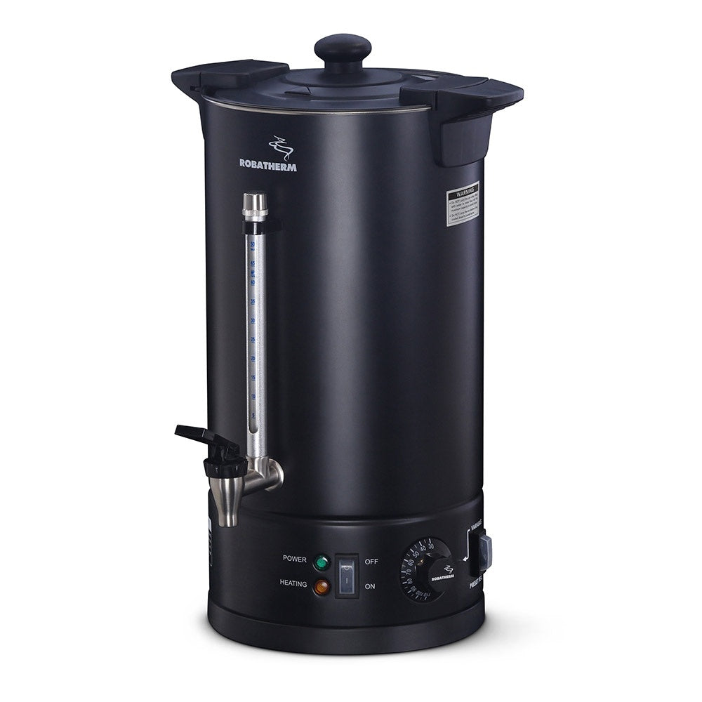 Black Powder Coated, Variable Pre-Set Control Hot Water Urn, 10Ltr UDB10VP Mattys