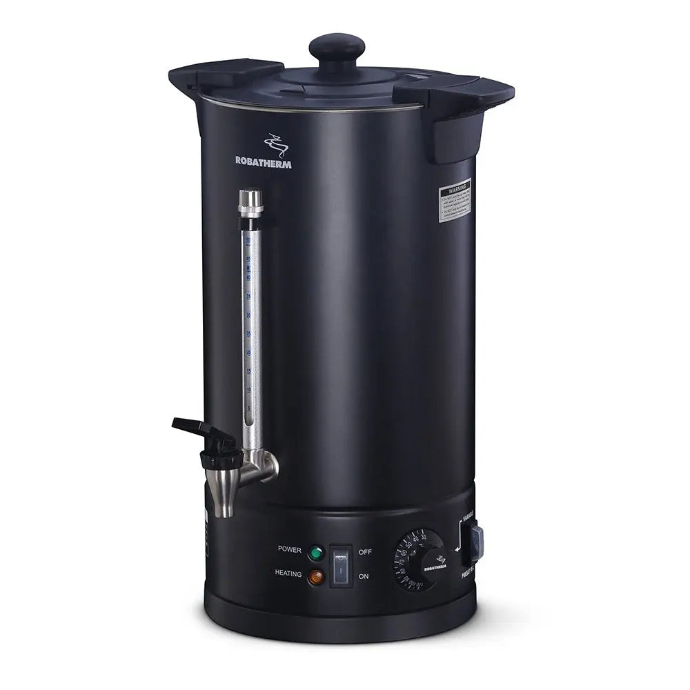 Robatherm Beverage Black Powder Coated, Variable Pre-Set Control Water Urn, 10Ltr - UDB10VP Mattys