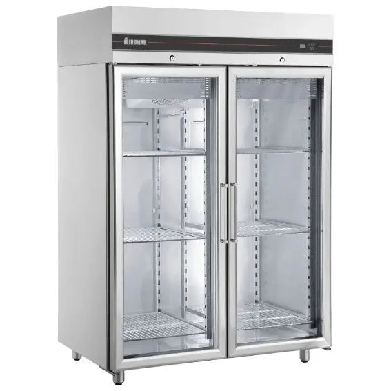 Inomak Double Door Upright Glass Fridge - UFI1140G Mattys