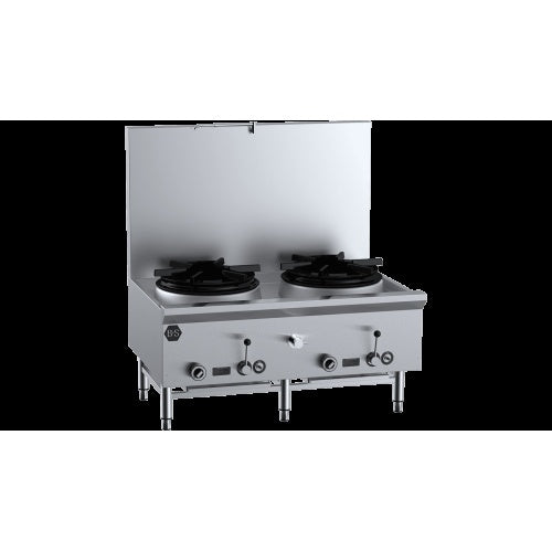 B+S Black UFWWSPD-2 Gas Two Hole Deluxe Waterless Stock Pot Mattys
