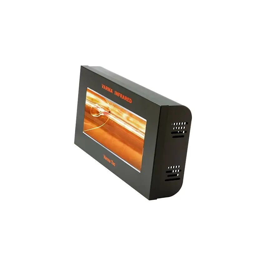 Varmatec Varma 400 Single Infrared Wall/ Ceiling-Mounted Heater with Waterproof Design and On/Off Switch Controls Mattys