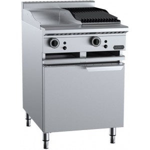 B+S Verro Combination Tops 300mm Grill Plate & 300mm Char Broiler Bench Mounted VBT-GRP3-CBR3BM Mattys