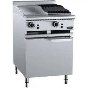B+S Verro Combination Tops 300mm Grill Plate & 300mm Char Broiler Bench Mounted - VBT-GRP3-CBR3BM Mattys