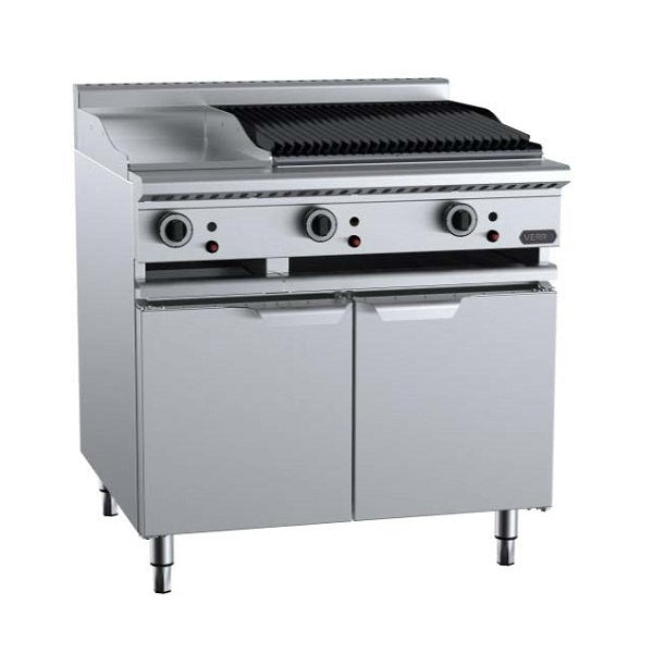 B+S Verro VBT-GRP3-CBR6 Gas Combination 300mm Grill Plate & 600mm Char Broiler Mattys