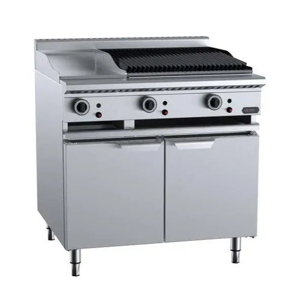 B+S Verro Gas Combination 300mm Grill Plate & 600mm Char Broiler - VBT-GRP3-CBR6 Mattys