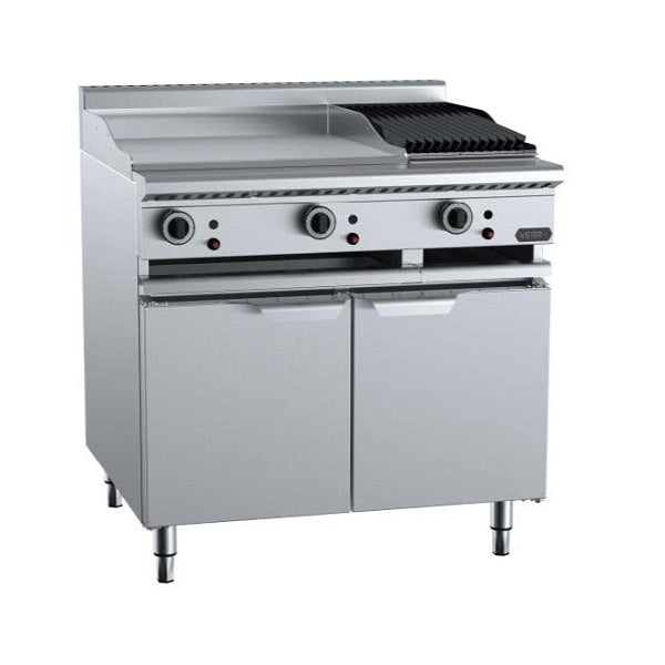 B+S Verro VBT-GRP6-CBR3 Gas Combination 600mm Grill Plate & 300mm Char Broiler Mattys