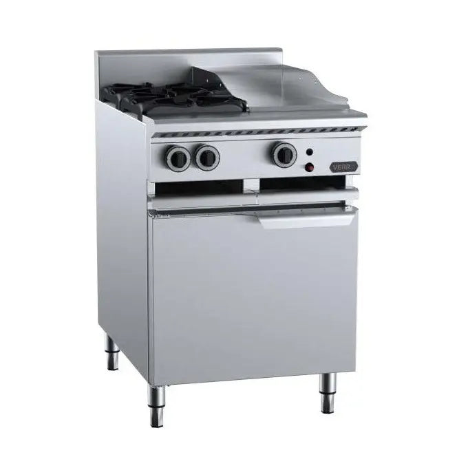 Cook Tops B+S Verro Gas Combination Two Open Burners & 300mm Grill Plate - VBT-SB2-GRP3 Mattys