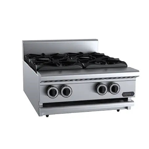 Cook Tops B+S Verro Gas Four Burner Boiling - Bench-mounted - VBT-SB4BM Mattys