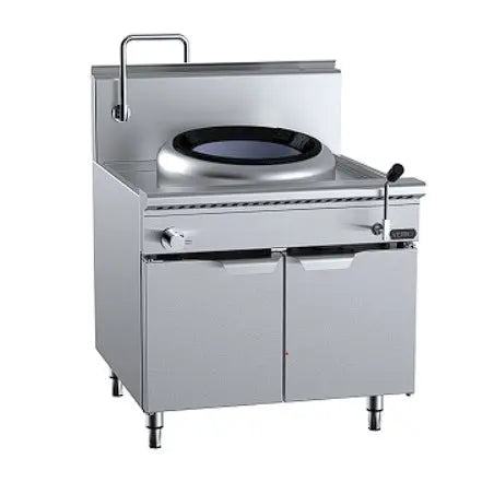 B+S Verro Gas Single Hole Hi Pac Wok - Cabinet Mounted - VCCF-HP1 Mattys