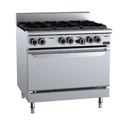 Cook Tops B+S Verro Gas Six Burner with Oven - VOV-SB6 Mattys