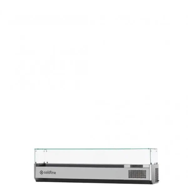 Coldline VP20/9NL Display Case with Glass for Ingredients - 2005mm Mattys