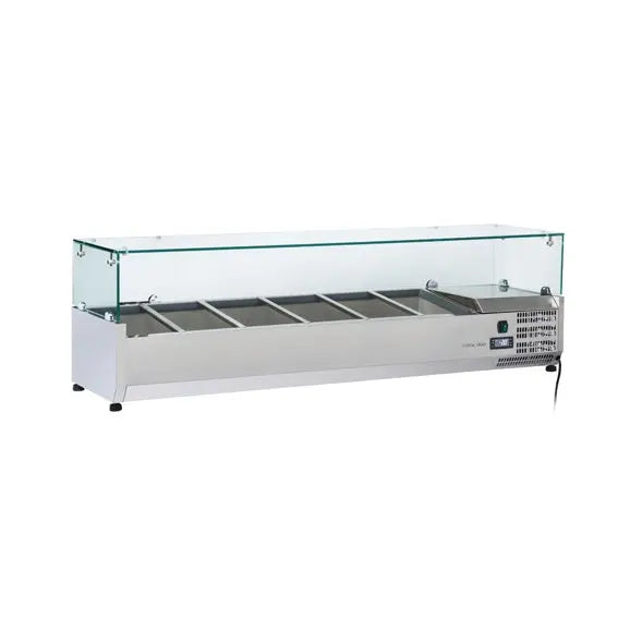 Anvil Aire Refrigeration 1500 Glass Refrigerated Ingredient Well - VRX1500 Mattys