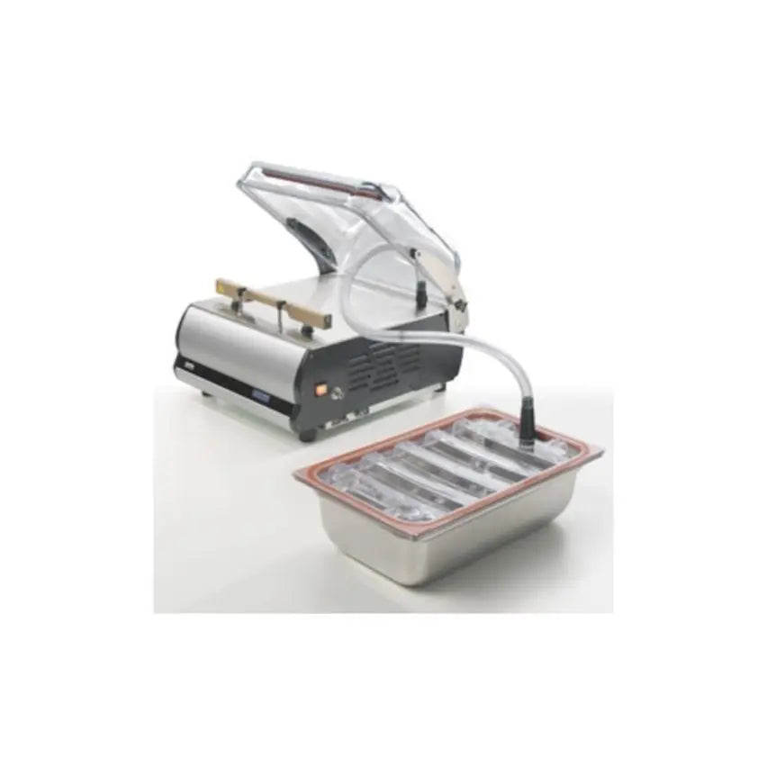 Sirman W8 TOP 70BX 40TB P Vacuum Chamber Sealer On Cabinet Base, 40 Mc/Hr Vacuum Pump, Triple Sealing Bars (2x 410mm, 1 X 640mm) And Gas-Ready Capability. Mattys