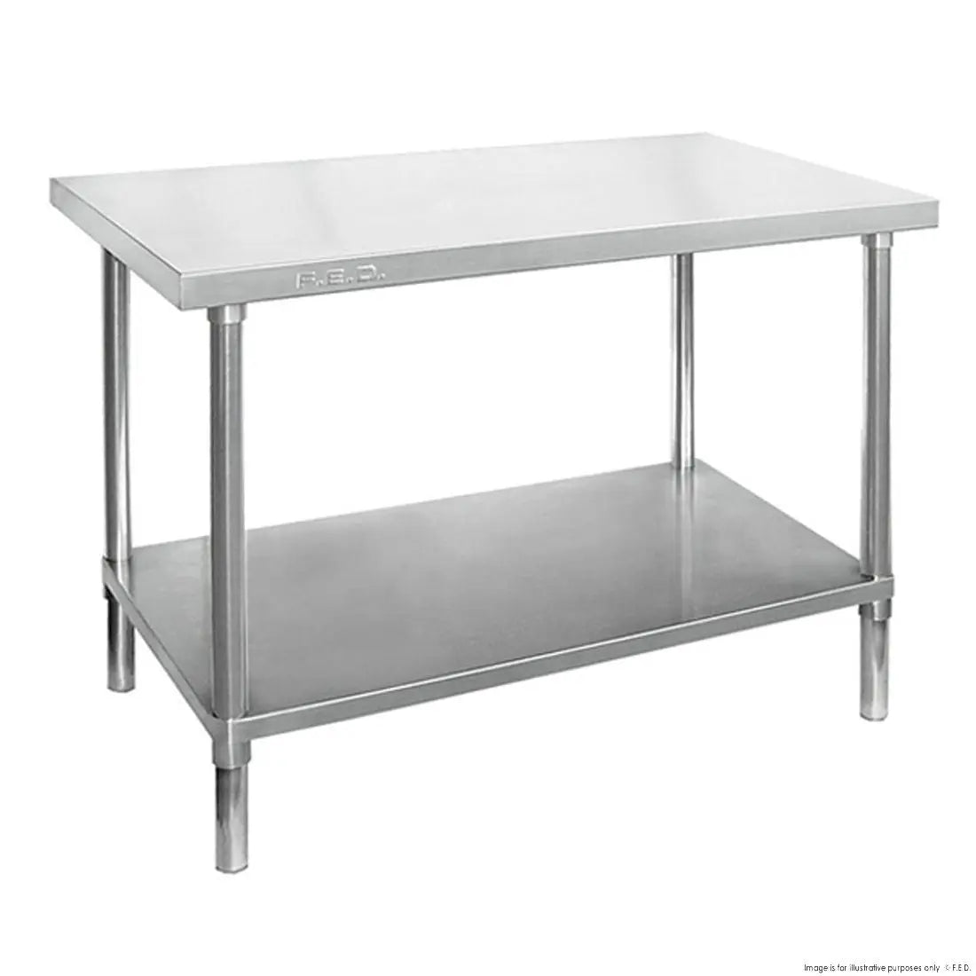 Benches F.E.D Stainless Steel Workbench - WB7-0800/A Mattys