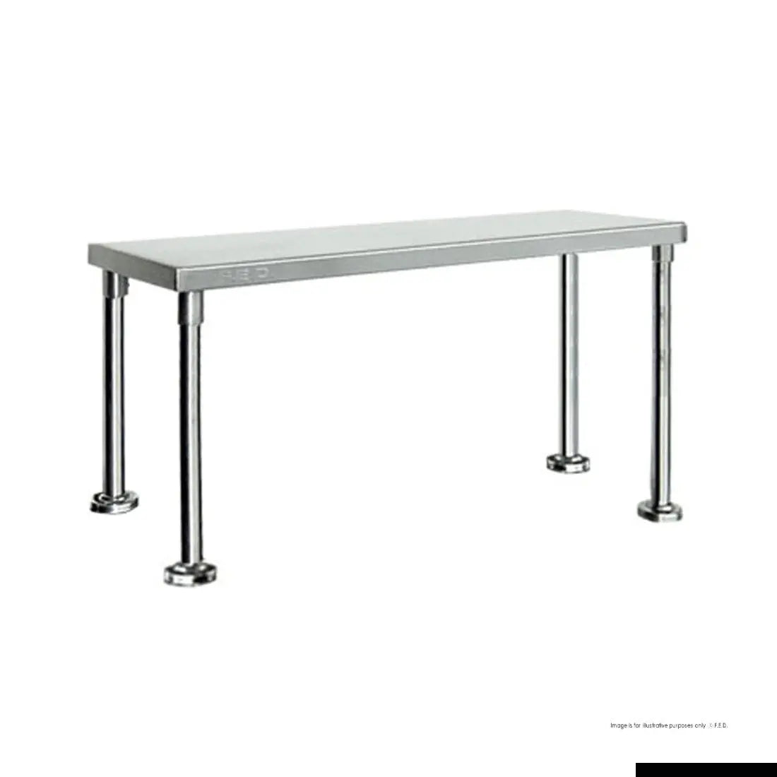F.E.D-WBO1-1800-400 Single Tier 400mm Deep Workbench Overshelf 450mm High Mattys
