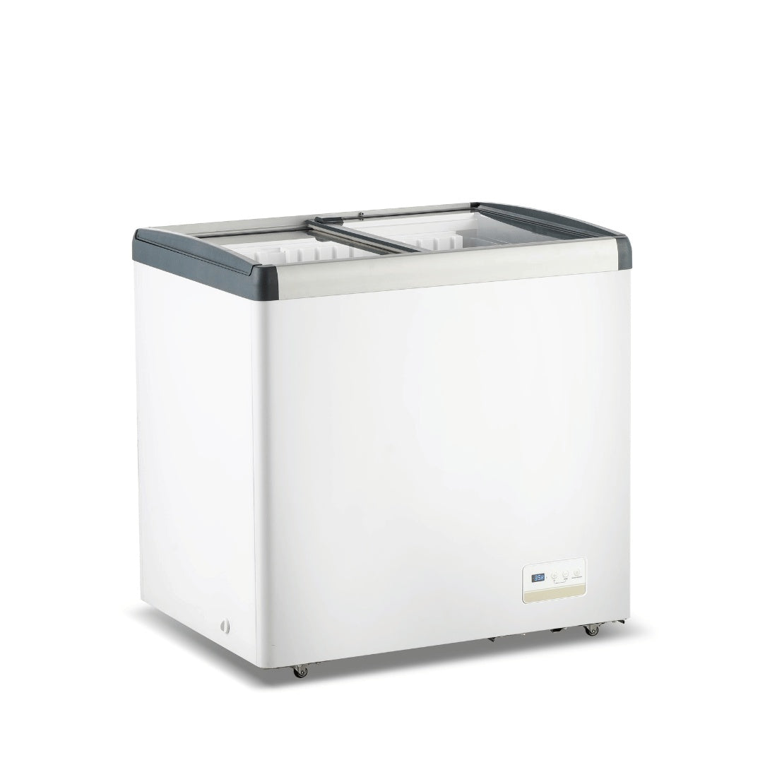 Thermaster 256L Chest Freezer with Flat Glass Sliding Lids - WD256G Thermaster