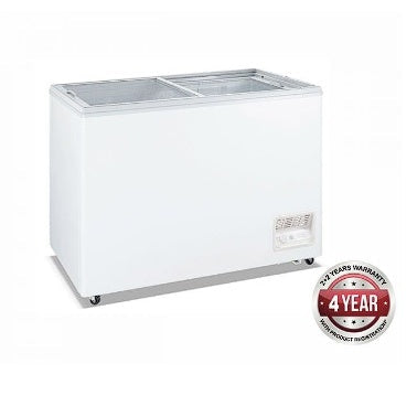 F.E.D. Thermaster WD-400F Heavy Duty Chest Freezer with Glass Sliding Lids Mattys