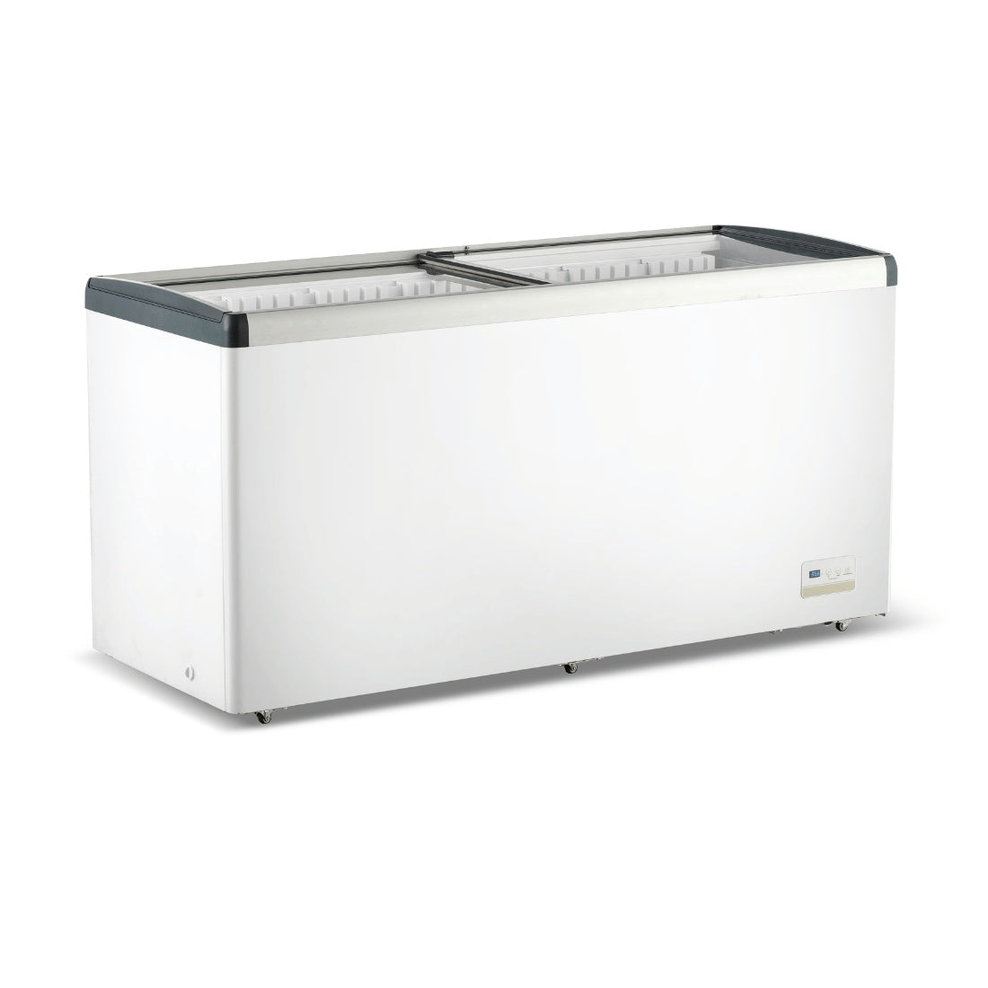 Thermaster 516L Chest Freezer with Flat Glass Sliding Lids - WD516G Thermaster