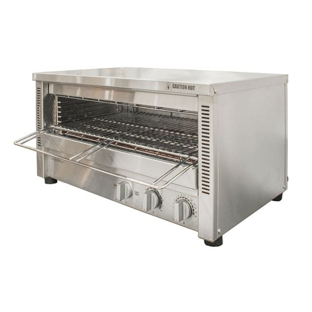 Woodson W.GTQI8.10 8 Slice Multi-Function Glass Element Toaster Griller - 10 amp Mattys