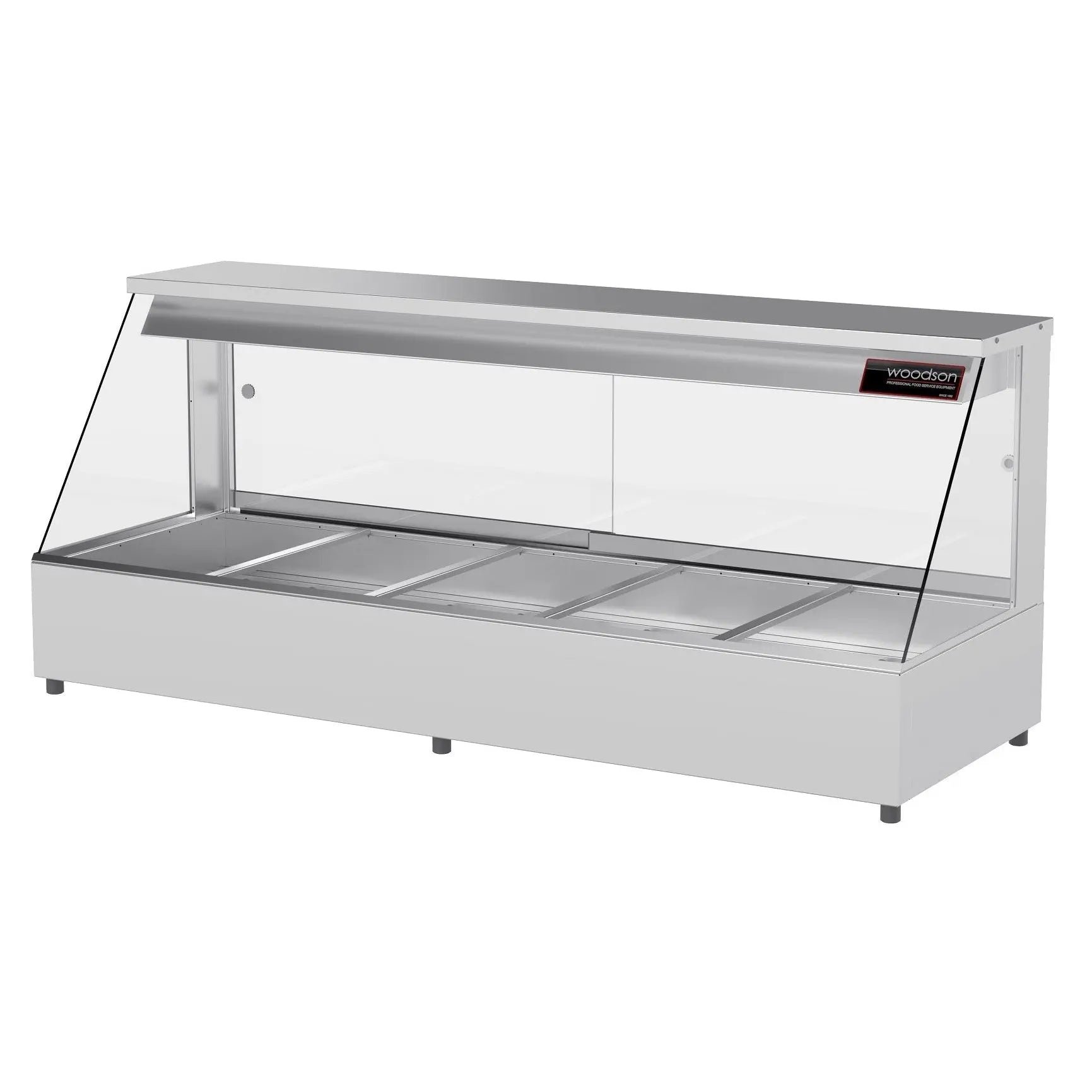 Woodson W.Hfs25 Hot Food Bar - Straight Glass 1680Mm Mattys