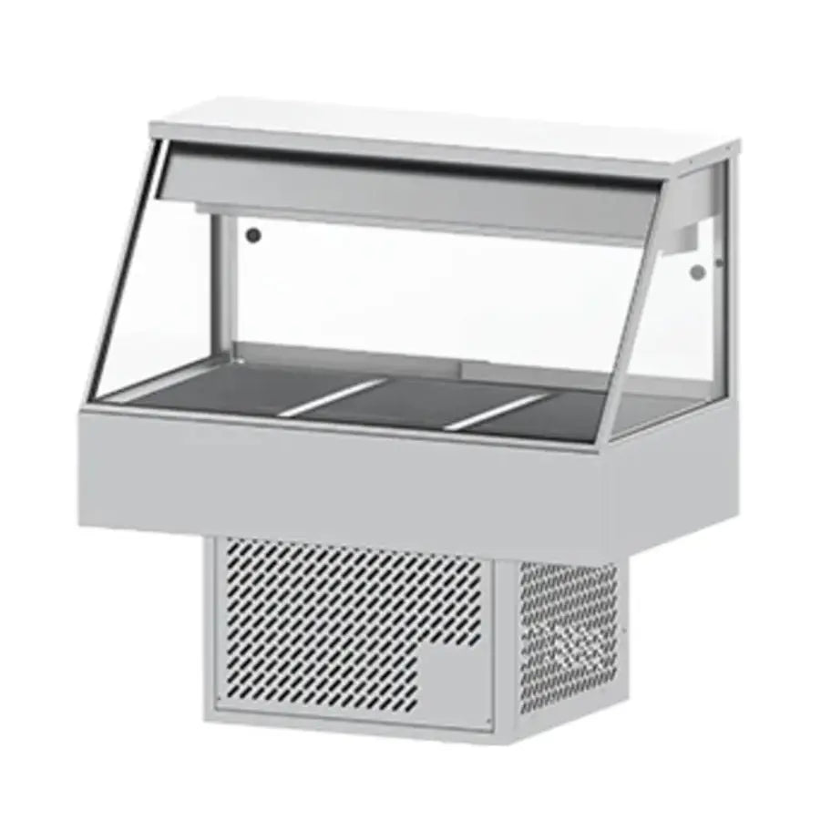 Woodson WR.CFS23 Straight Glass Cold Food Display - 3 Bays Mattys