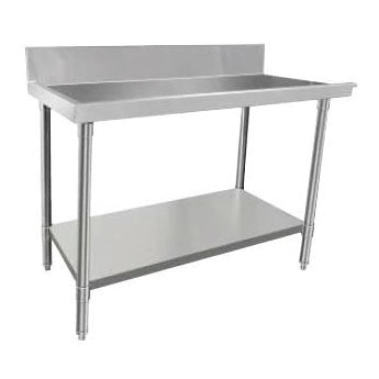 Benches Mixrite Stainless Steel Dishwasher Bench Outlet - WST6060L Mattys
