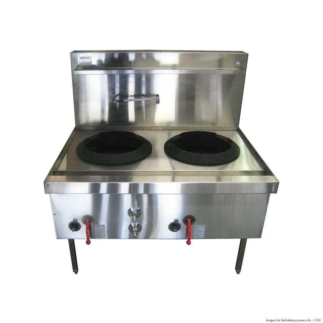 F.E.D. CCCE Superwok Double Hole Asian Style Stockpot WTL-2/14 Mattys