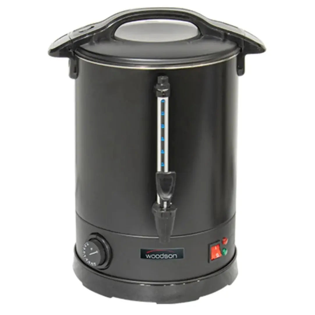 Woodson W.URN10.B Black Powdercoat Urn - 10 Litre Woodson